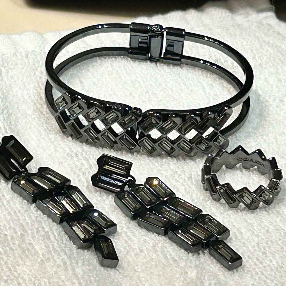 Coach Bracelet, earrings, and ring set